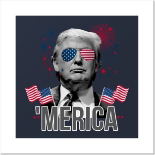 Trump 4th of July Posters and Art